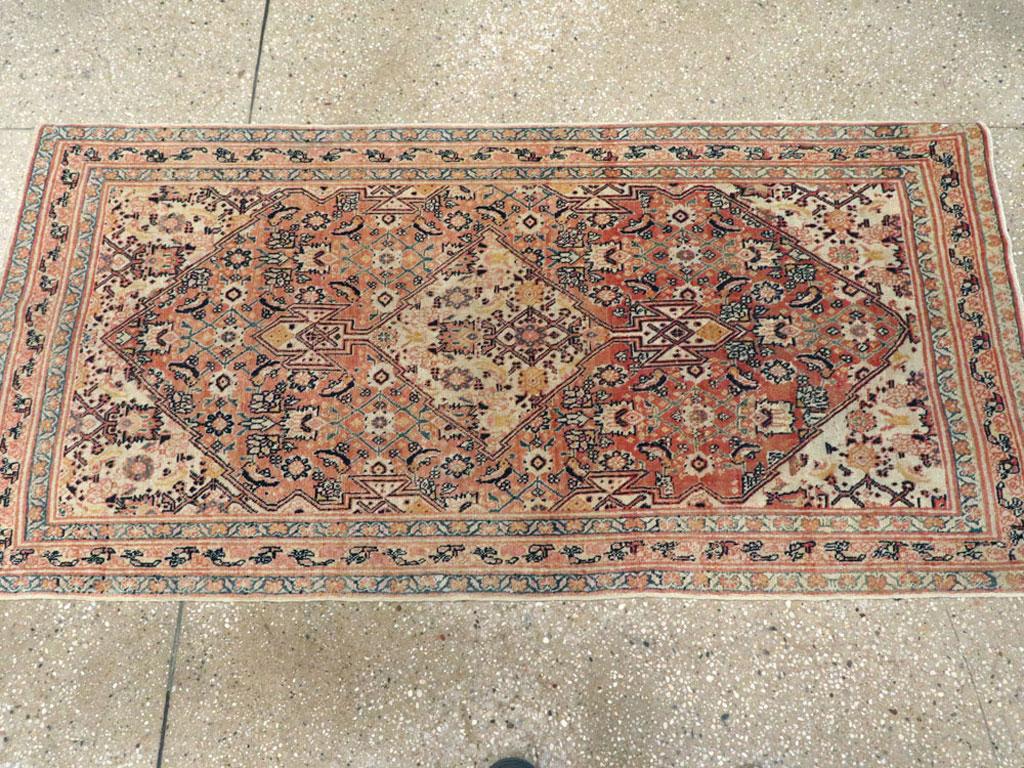 Colección Galerie Shabab Alfombra persa Tabriz Hagi Jalili de principios del siglo XX Anudado a mano en venta
