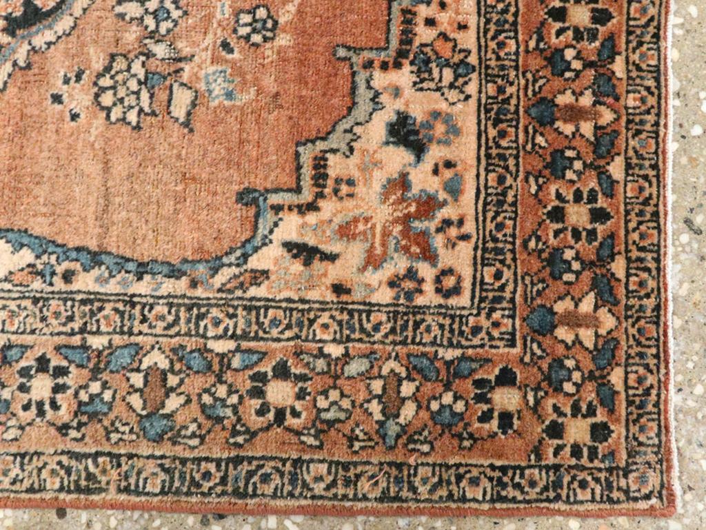 Annodato a mano Galerie Shabab Collection Early 20th Century Persian Tabriz Hagi Jalili Rug in vendita