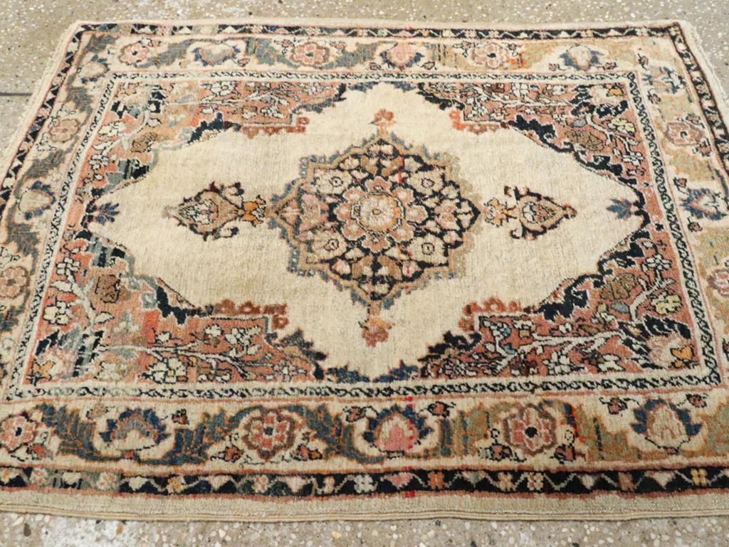 Wool Galerie Shabab Collection Early 20th Century Persian Tabriz Hagi Jalili Rug For Sale