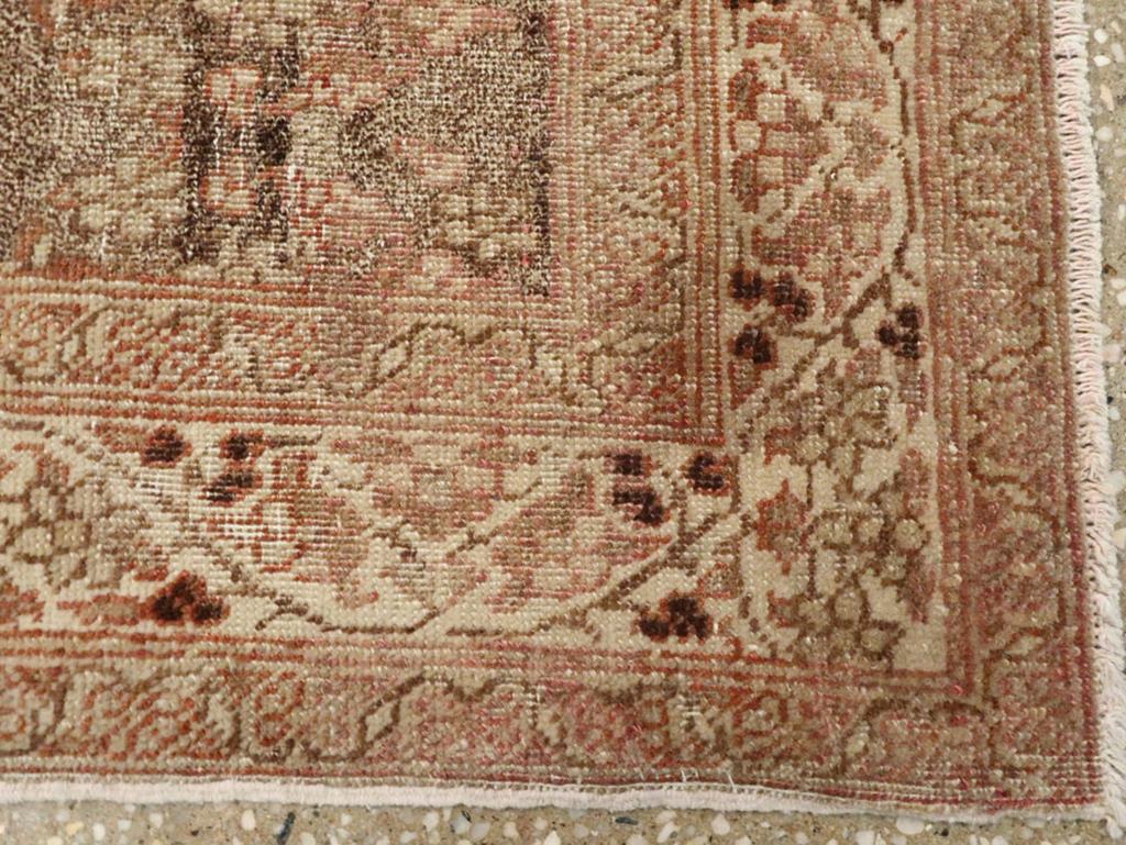 Wool Galerie Shabab Collection Early 20th Century Persian Tabriz Hagi Jalili Rug For Sale
