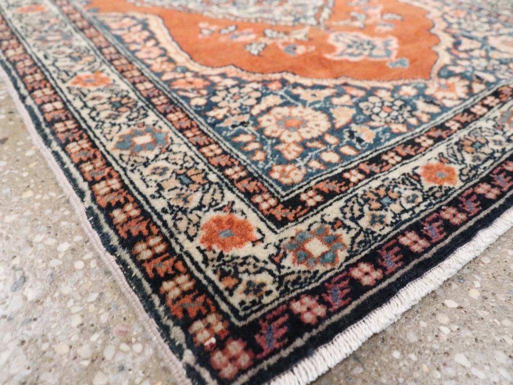 XX secolo Galerie Shabab Collection Early 20th Century Persian Tabriz Hagi Jalili Rug in vendita