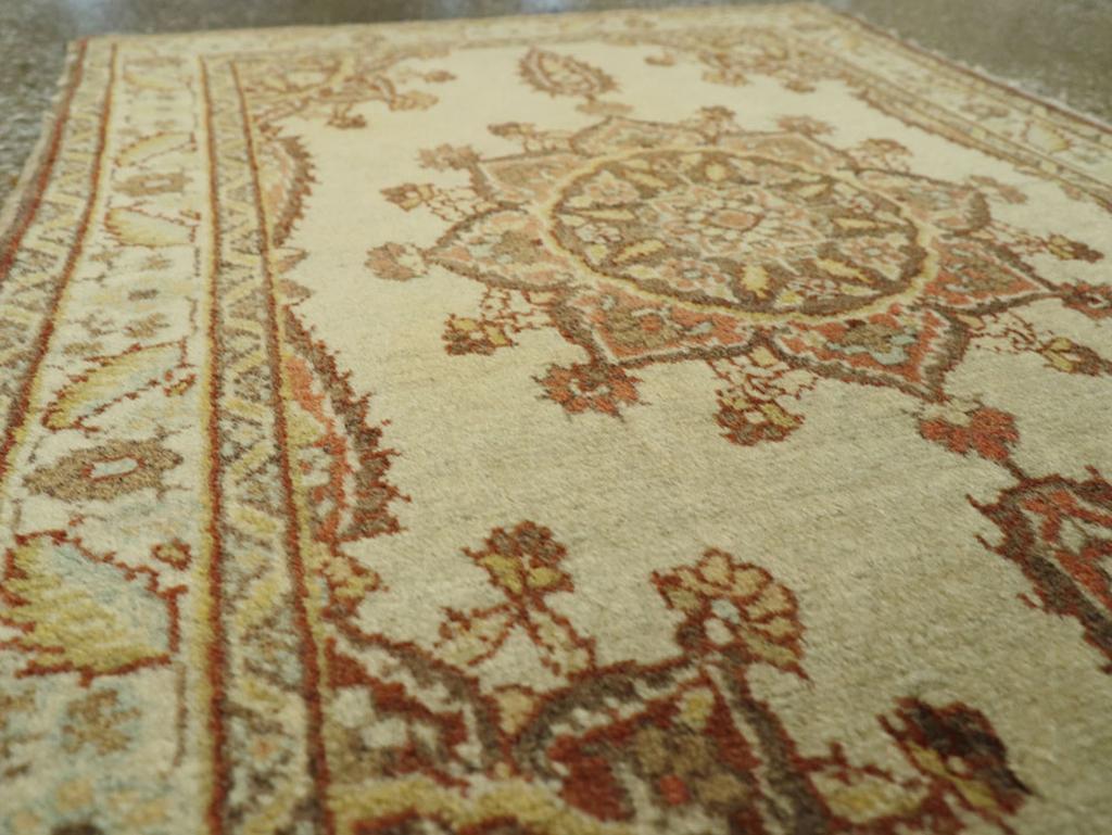Hand-Knotted Galerie Shabab Collection Early 20th Century Persian Tabriz Rug For Sale