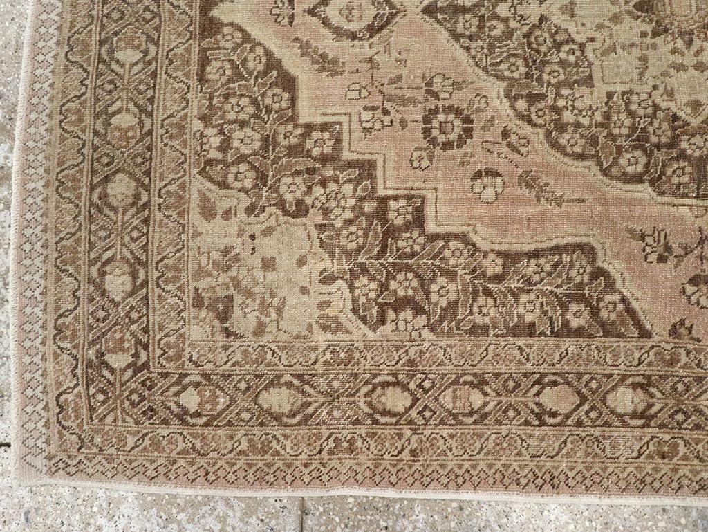 Wool Galerie Shabab Collection Early 20th Century Persian Tabriz Rug For Sale