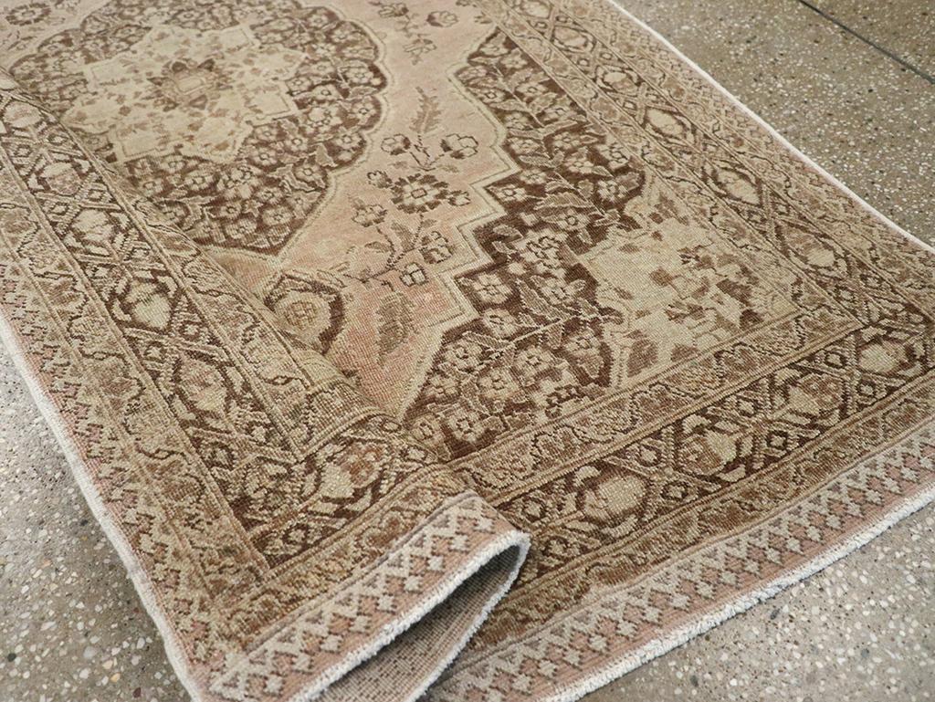 Galerie Shabab Collection Early 20th Century Persian Tabriz Rug For Sale 2