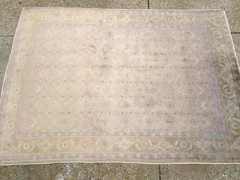 Noué à la main Collection Shabab Collection du début du 20e siècle Tabriz Persan Tapis à poignées en vente