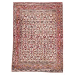 Galerie Shabab Collection Early 20th Century Persian Tabriz Throw Rug