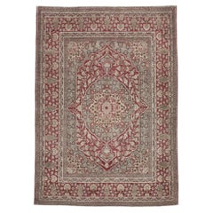 Galerie Shabab Collection Early 20th Century Persian Tabriz Throw Rug