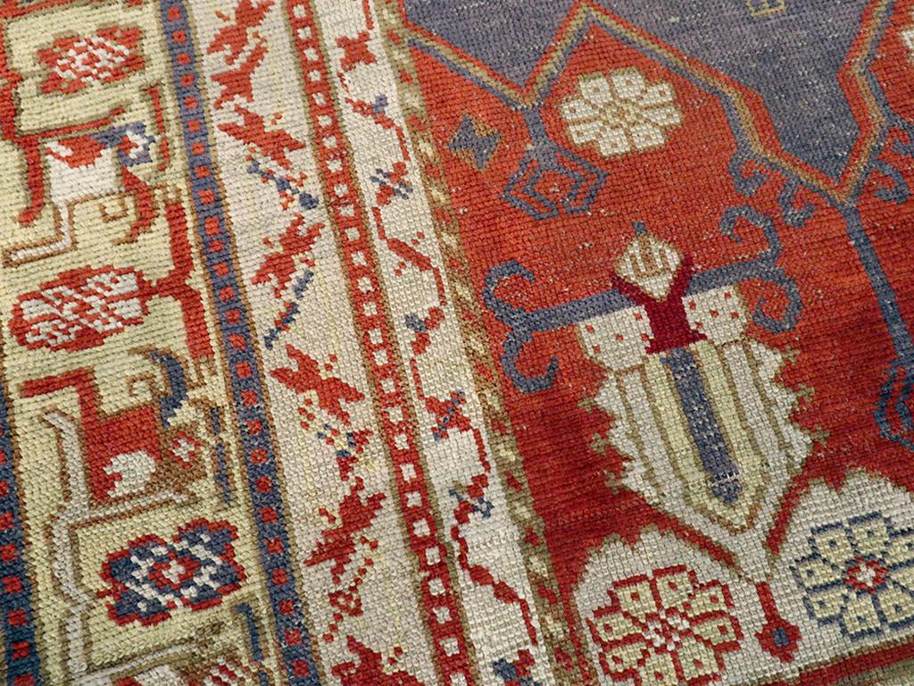 Turco Galerie Shabab Collection Tappeto turco Kayseri raro dell'inizio del XX secolo in vendita