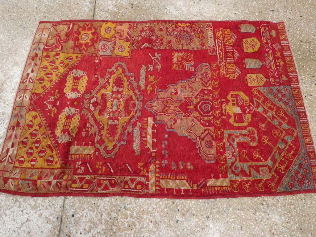 Colección Galerie Shabab Alfombra Wagireh Turca de Anatolia de principios del siglo XX Turco en venta