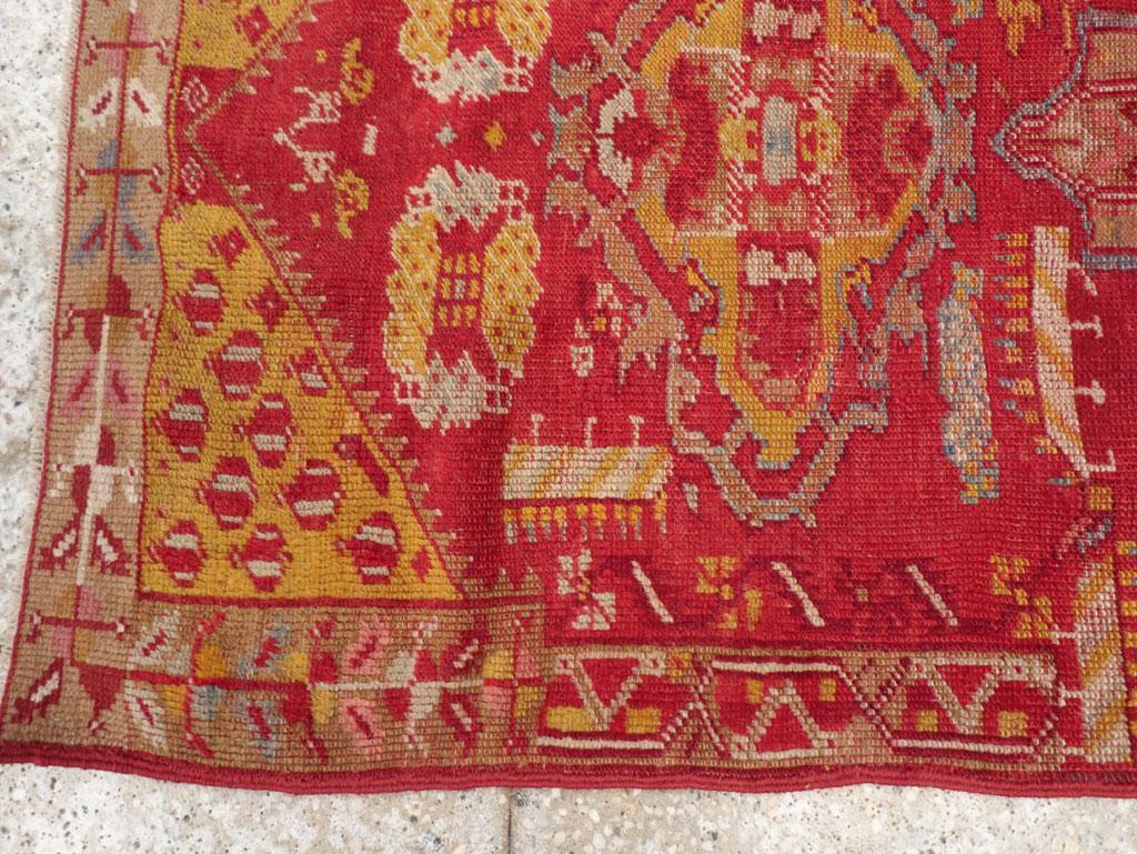 Colección Galerie Shabab Alfombra Wagireh Turca de Anatolia de principios del siglo XX Anudado a mano en venta
