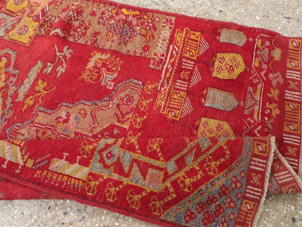 Colección Galerie Shabab Alfombra Wagireh Turca de Anatolia de principios del siglo XX Lana en venta