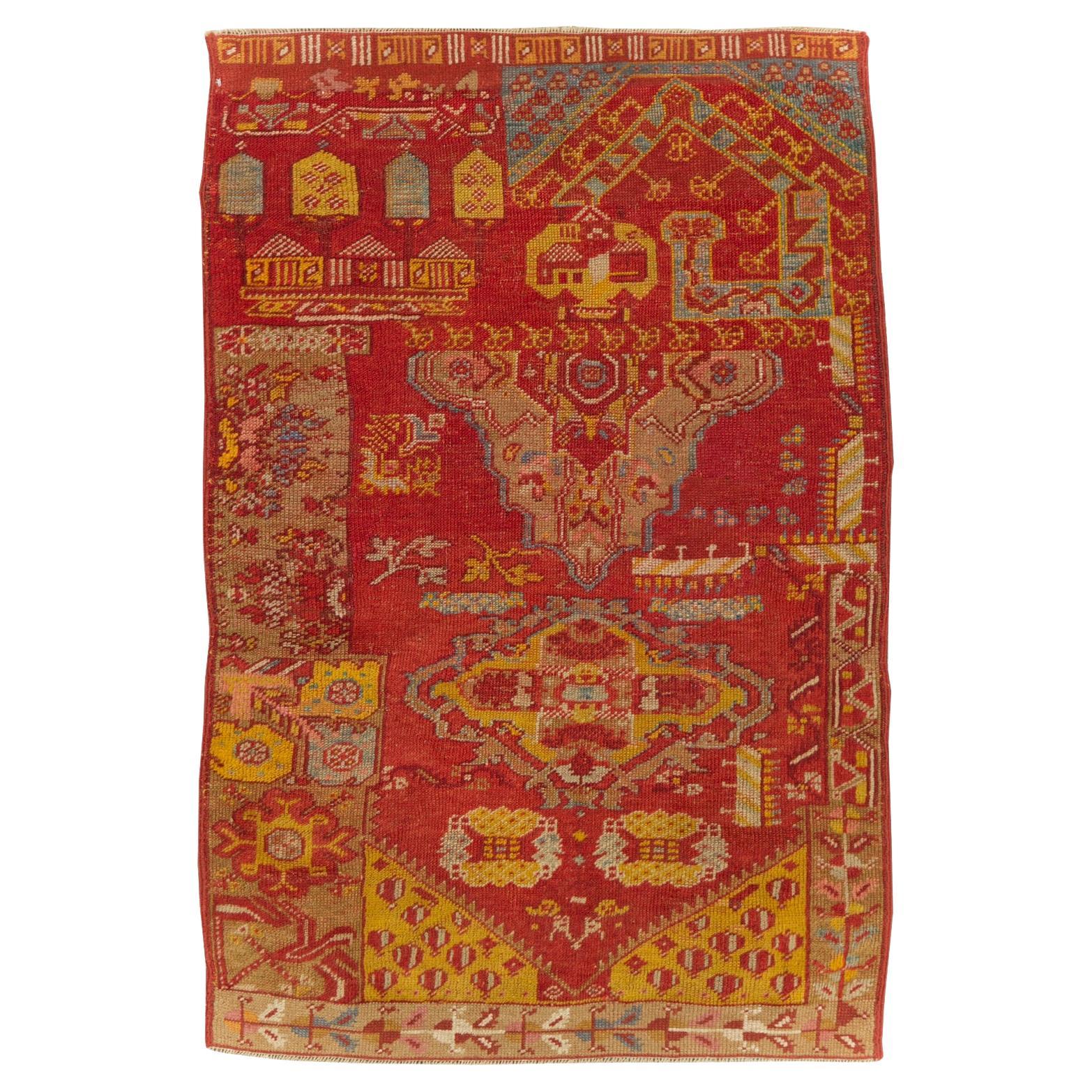 Colección Galerie Shabab Alfombra Wagireh Turca de Anatolia de principios del siglo XX