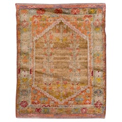 Galerie Shabab Collection Early 20th Century Turkish Angora Oushak Throw Rug