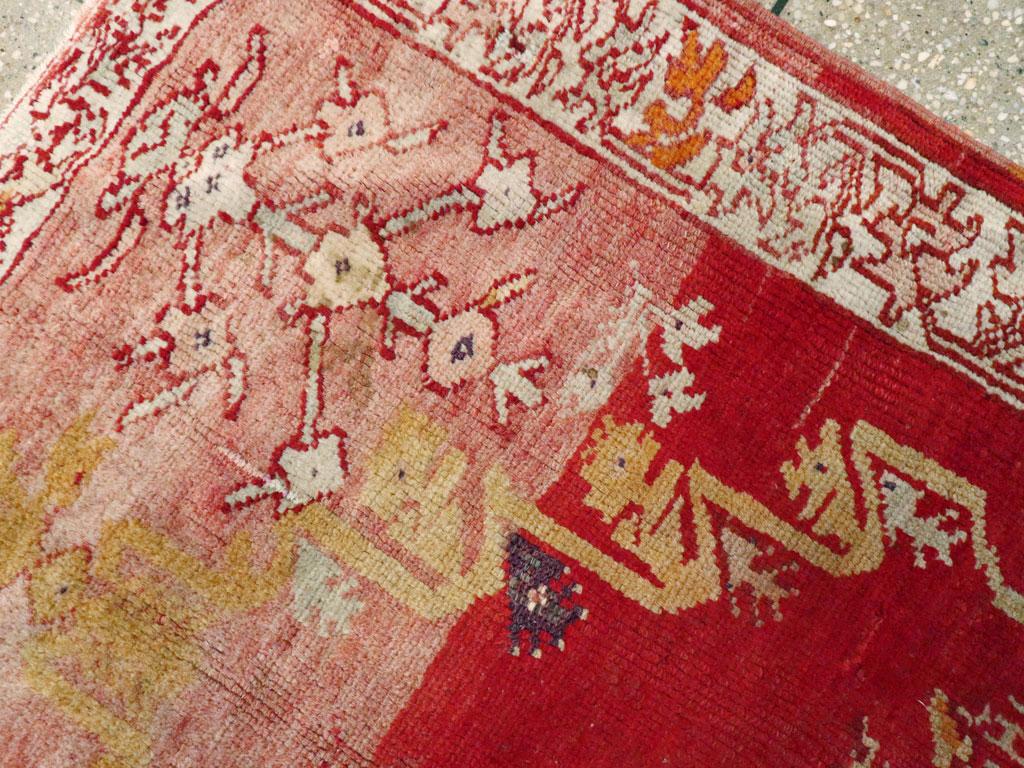 Colección Galerie Shabab Alfombra turca Oushak de principios del siglo XX en Excelente estado para la venta en New York, NY