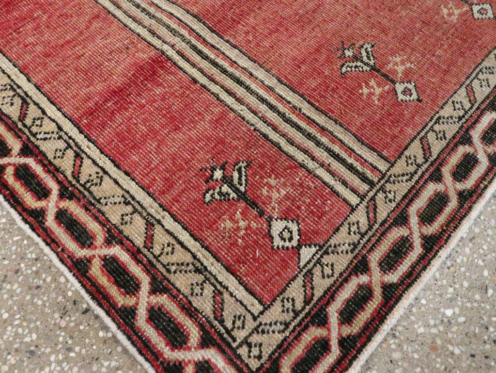 Galerie Shabab Collection Early 20th Century Turkish Oushak Throw Rug For Sale 1