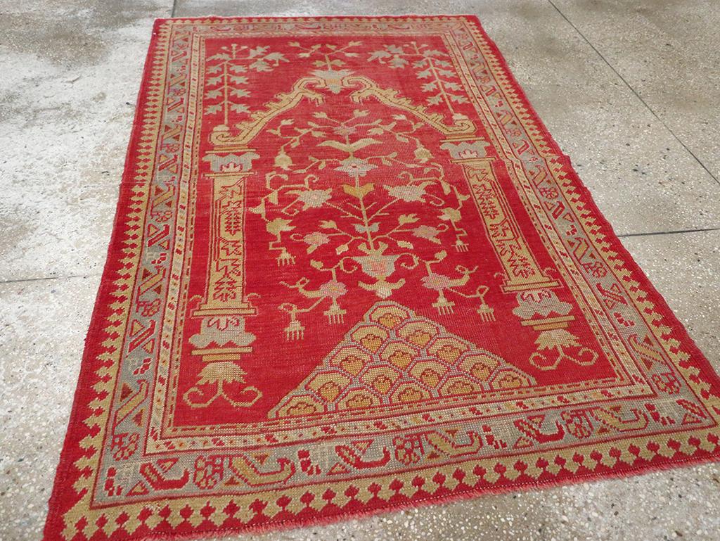 20ième siècle Collection Shabab Collection du début du 20e siècle de tapis turcs Oushak en vente