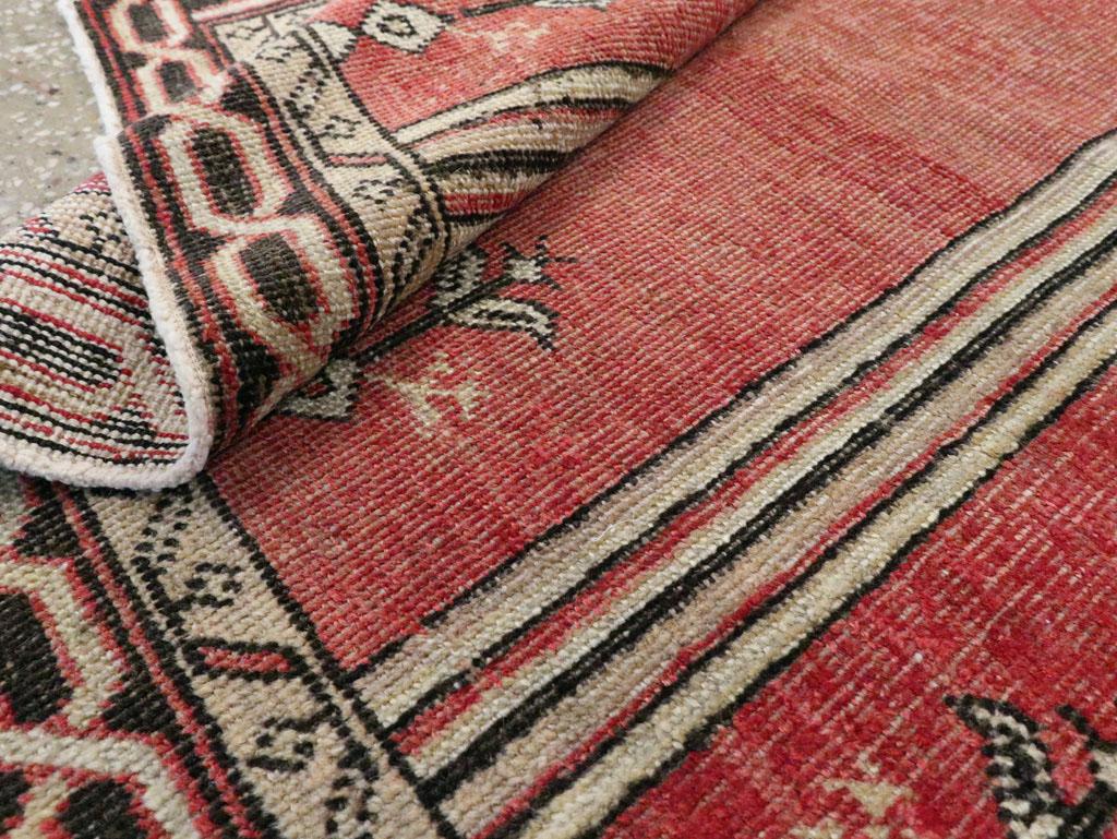 Galerie Shabab Collection Early 20th Century Turkish Oushak Throw Rug For Sale 2