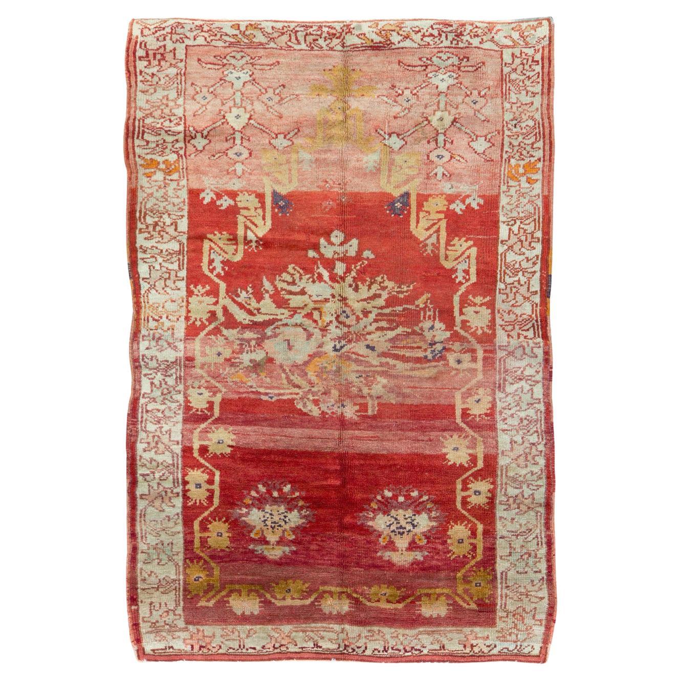 Colección Galerie Shabab Alfombra turca Oushak de principios del siglo XX en venta
