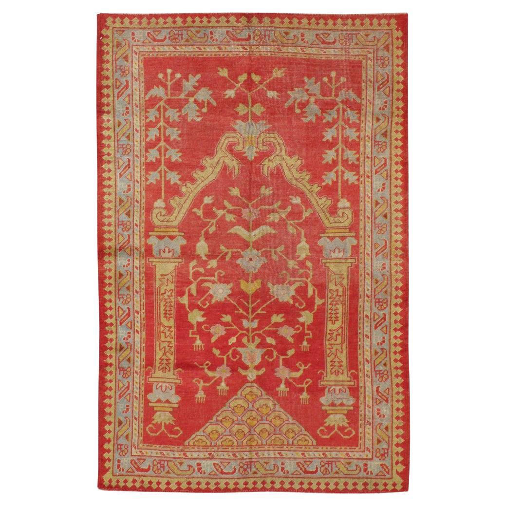 Galerie Shabab Collection Türkischer Oushak-Würfelteppich aus dem frühen 20.