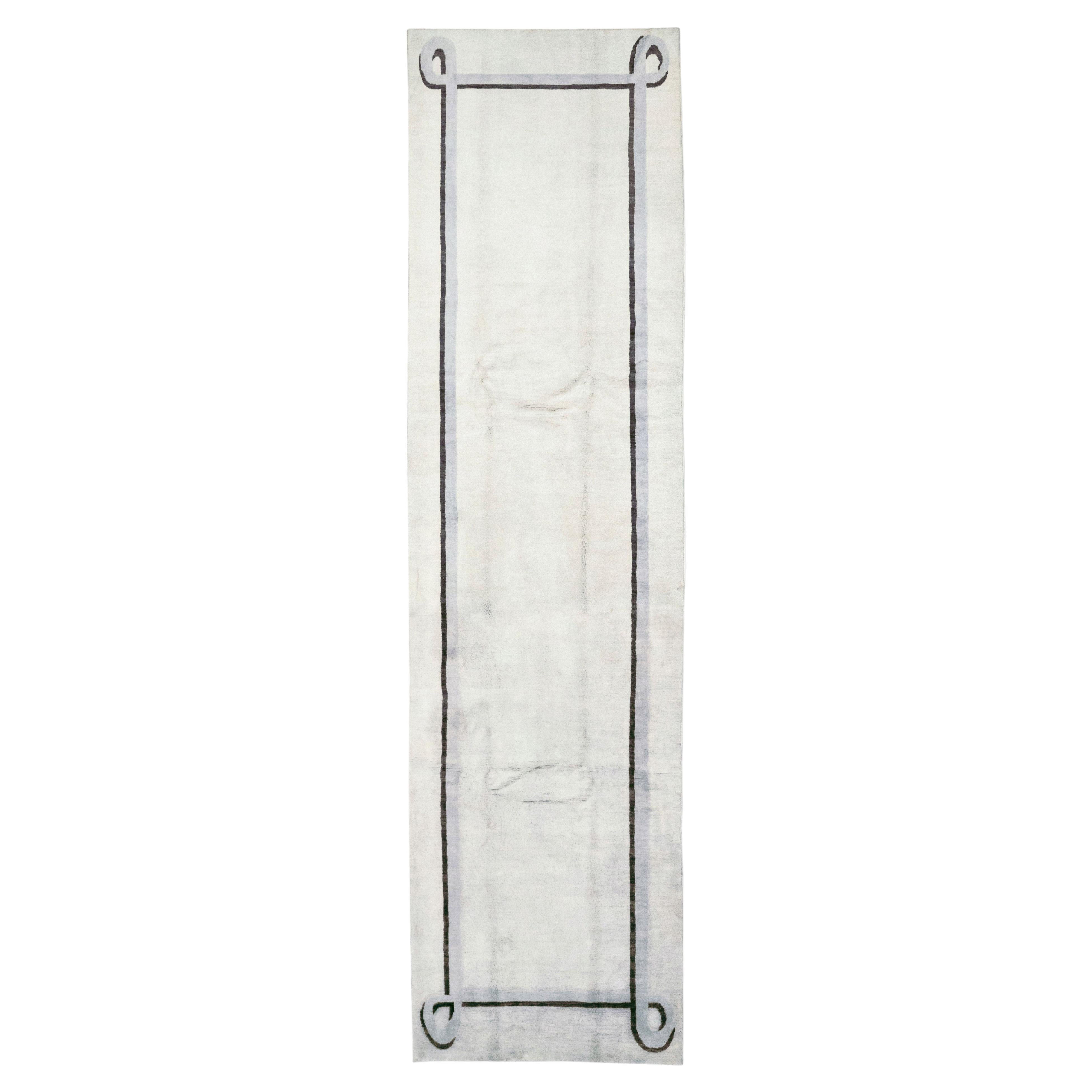 21st Century Turkish Art Deco Runner by Galerie Shabab For Sale
