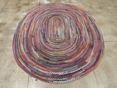 Galerie Shabab Collection Mid-20th Century American Braided Room Size Carpet