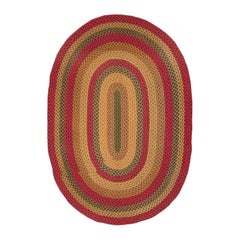Tappeto a trecce americano della collezione Galerie Shabab della metà del 20° secolo, formato stanza