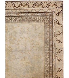 Galerie Shabab Collection Mid-20th Century East Turkestan Khotan Carpet