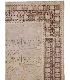 Galerie Shabab Collection Mid-20th Century East Turkestan Khotan Carpet