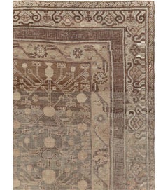 Galerie Shabab Collection Mid-20th Century East Turkestan Khotan Carpet