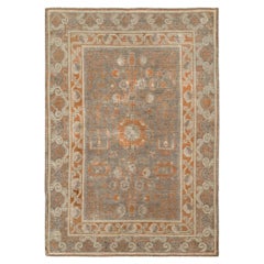 Colección Galerie Shabab Alfombra Khotan del Turquestán Oriental de mediados del siglo XX