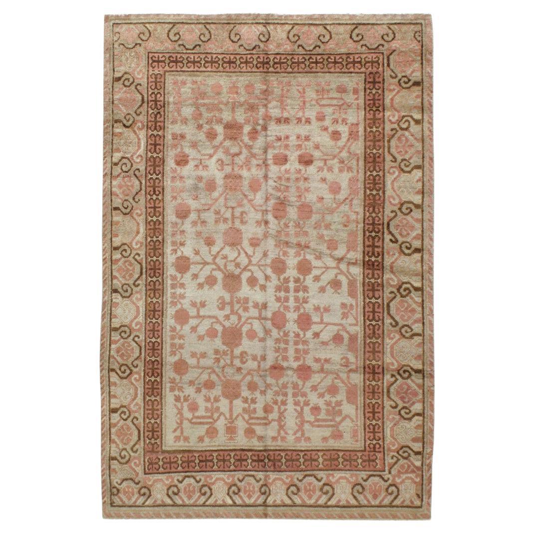 Galerie Shabab Collection Mid-20th Century East Turkestan Khotan Rug