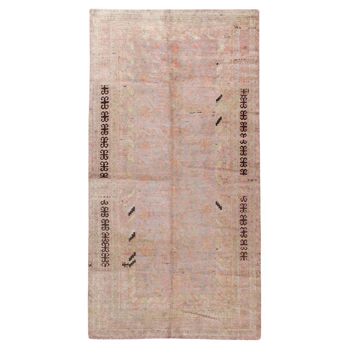 Galerie Shabab Collection Mid-20th Century East Turkestan Khotan Rug