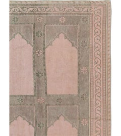 Galerie Shabab Collection Mid-20th Century East Turkestan Khotan Square Carpet