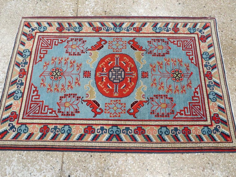 Galerie Shabab Collection Mid20th Century East Turkestan Khotan Throw