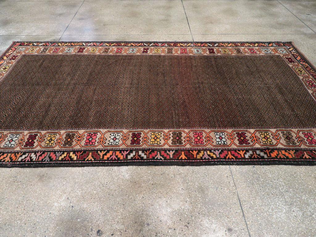 Galerie Shabab Collection Mid-20th Century Handmade Turkish Tribal Gallery Rug In Excellent Condition For Sale In New York, NY