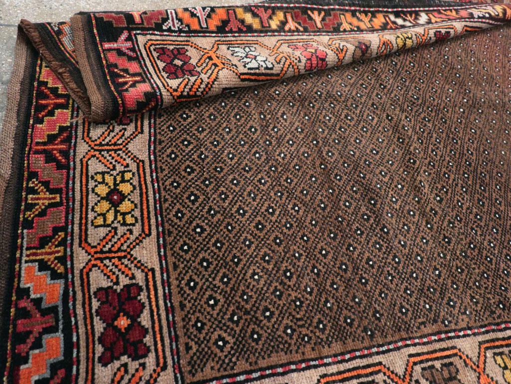 Galerie Shabab Collection Mid-20th Century Handmade Turkish Tribal Gallery Rug For Sale 3