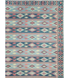 Galerie Shabab Collection Mid-20th Century Indian Flatweave Dhurrie Carpet