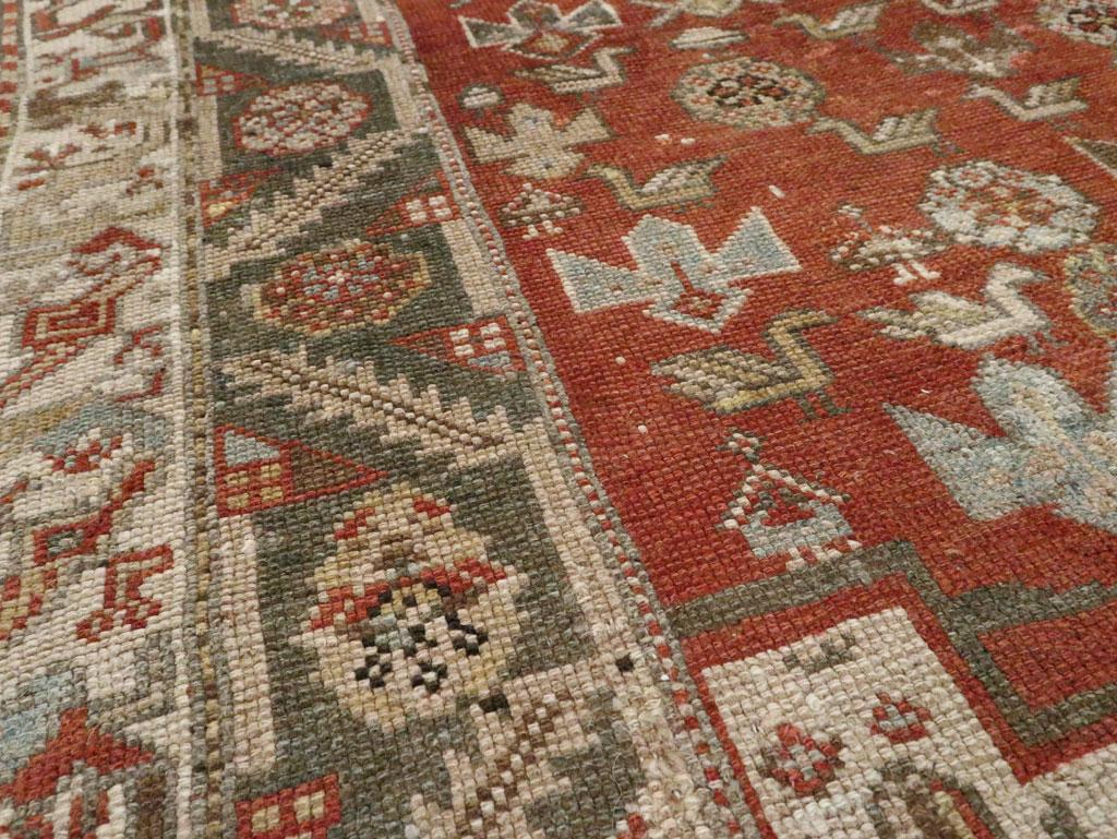 Galerie Shabab Collection Mid-20th Century Persian Afshar Throw Rug Rústico en venta