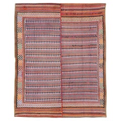 Galerie Shabab Collection Mitte des 20. Jahrhunderts Persischer Flachgewebe Kilim Akzentteppich