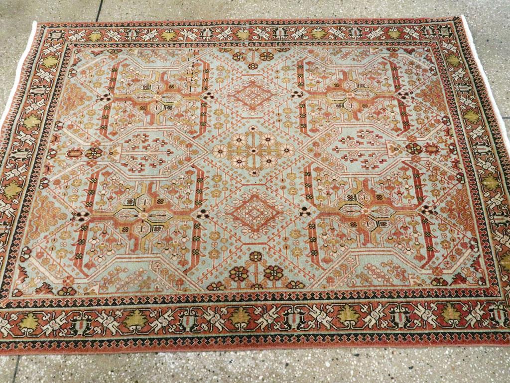 Colección Galerie Shabab Alfombra Persa Joshegan de mediados del siglo XX Anudado a mano en venta
