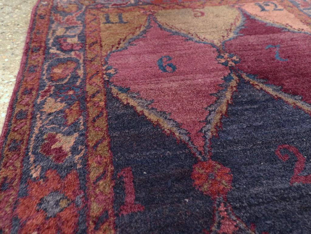 Hand-Knotted Galerie Shabab Collection Mid-20th Century Persian Kashan Rug For Sale