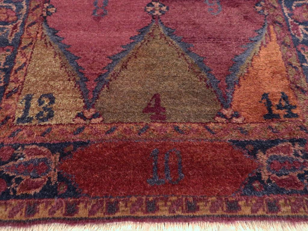 Wool Galerie Shabab Collection Mid-20th Century Persian Kashan Rug For Sale