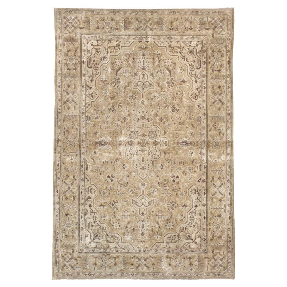 Collection Sabab Collection Kashan Perse du milieu du 20e siècle Tapis de brouhaha