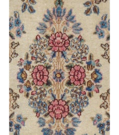 Galerie Shabab Collection Mid-20th Century Persian Kerman Throw Rug
