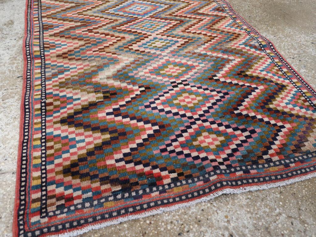 Colección Galerie Shabab Alfombra persa Mahal de mediados del siglo XX en Excelente estado para la venta en New York, NY
