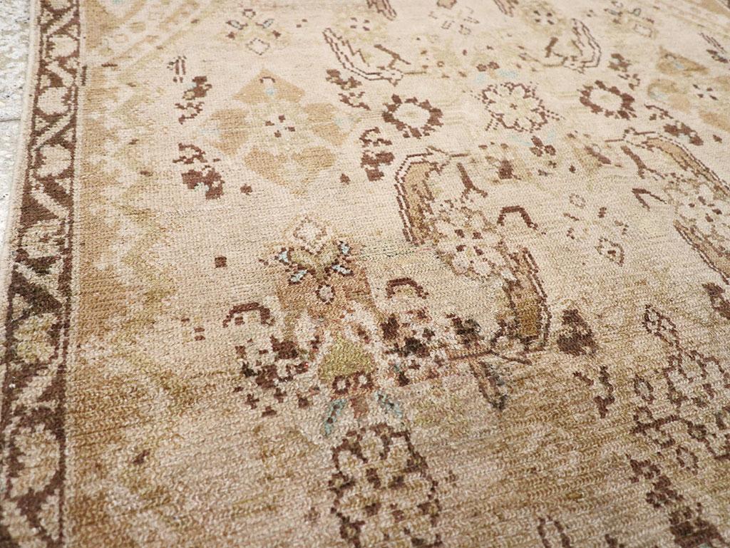 Hand-Knotted Galerie Shabab Collection Mid-20th Century Persian Malayer Rug For Sale