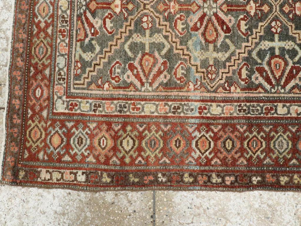 Colección Galerie Shabab Alfombra persa malayer de mediados del siglo XX Anudado a mano en venta
