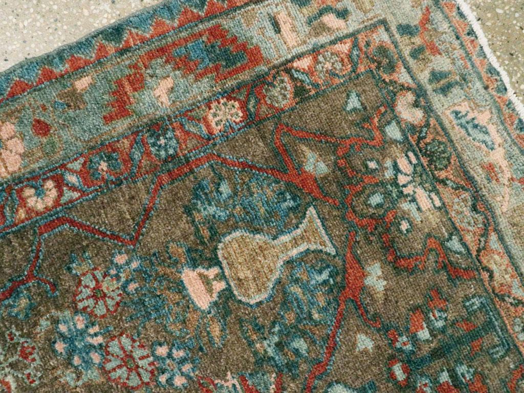 Colección Galerie Shabab Alfombra persa malayer de mediados del siglo XX Anudado a mano en venta
