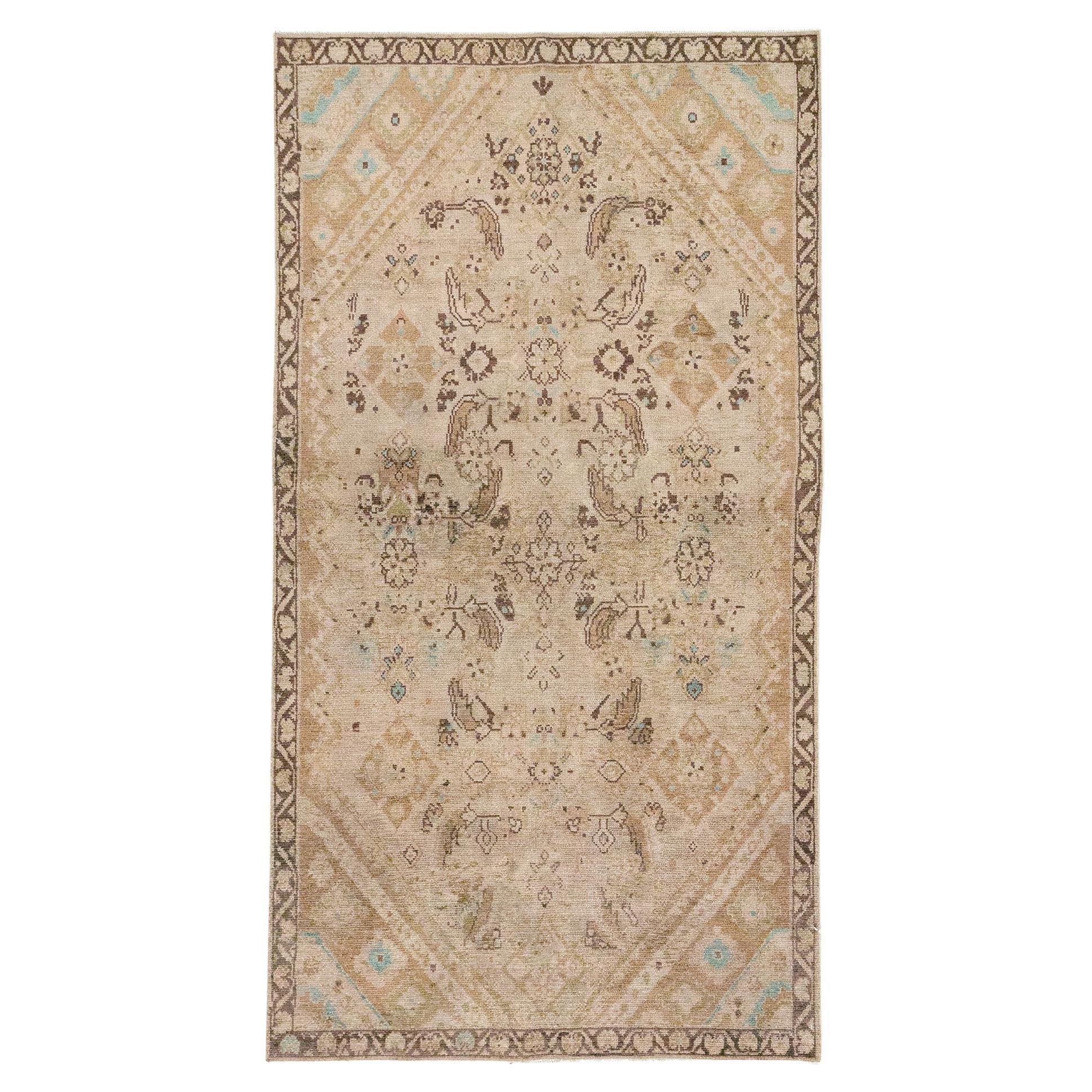 Galerie Shabab Collection Mid-20th Century Persian Malayer Rug For Sale
