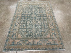 Galerie Shabab Collection Mid-20th Century Persian Malayer Throw Rug